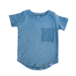 Shirt Baas lichtblauw kabel jongen